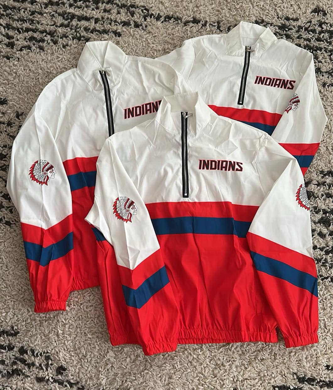 Adult Indians Windbreakers