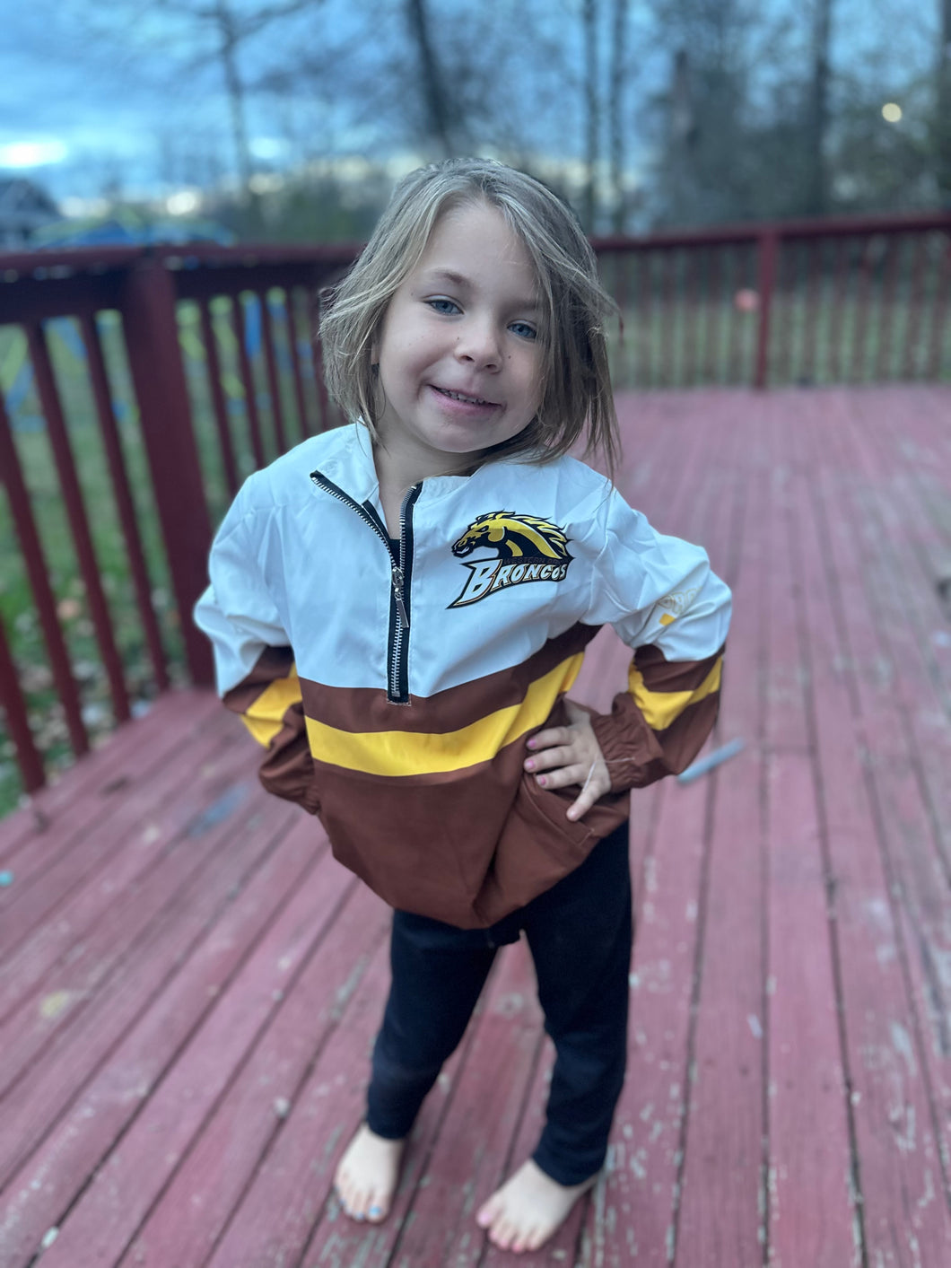 Kids Western Brown Windbreaker