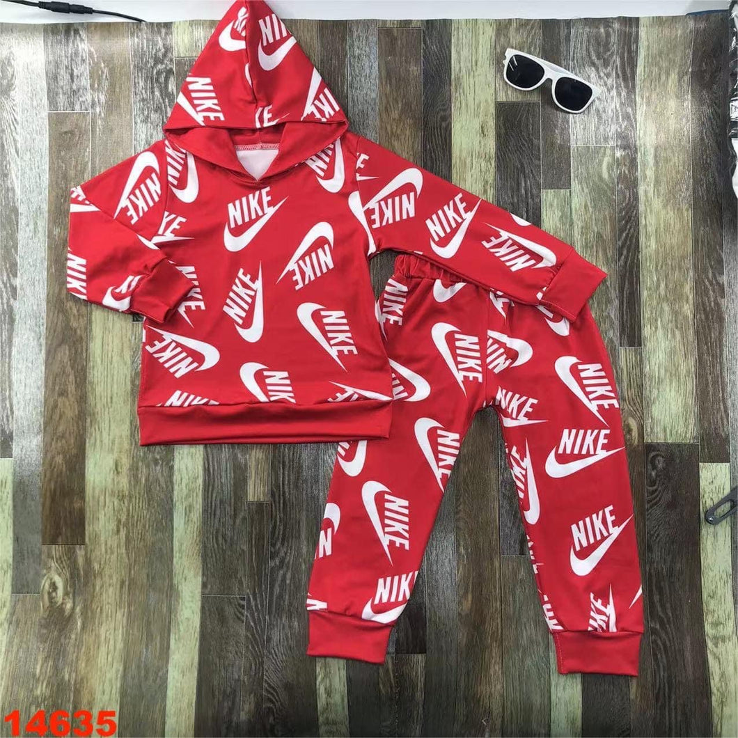 Red Nike Inspired Set