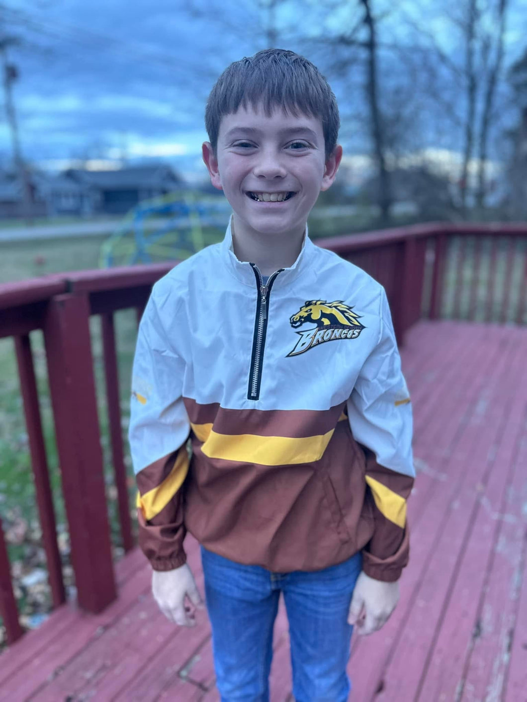 Western Brown Windbreaker