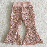 Light Pink Sequin Pants