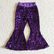 Purple Sequin Pants