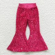Hot Pink Sequin Pants