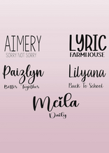 Load image into Gallery viewer, 5” Baby Name Announcement